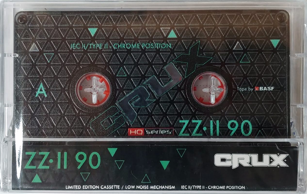 Compact Cassette CRUX ZZ 90 "HQ series" Type II Chrome 2022 Worldwide