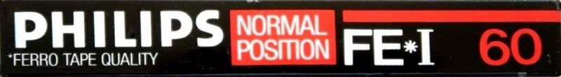 Compact Cassette Philips FE-I 60 Type I Normal 1984 Europe