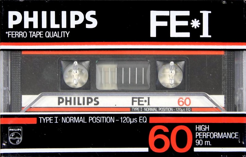 Compact Cassette Philips FE-I 60 Type I Normal 1984 Europe