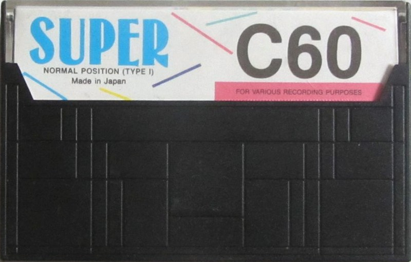 Compact Cassette Super 60 "This way" Type I Normal Japan