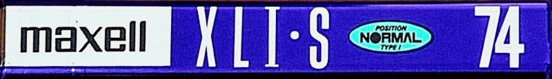 Compact Cassette Maxell XLI-S 74 "XLI-S 74(E)" Type I Normal 1995 Japan