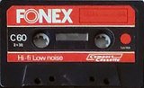 Compact Cassette Fonex 60 Type I Normal Turkey