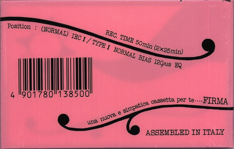 Compact Cassette Sony Firma 50 Type I Normal 1988 Europe