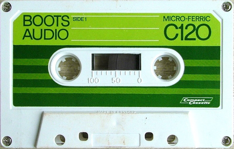 Compact Cassette Boots / Boots Audio 120 Type I Normal 1973 UK