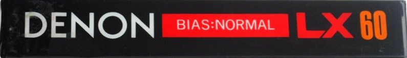 Compact Cassette Denon LX 60 Type I Normal 1985 Europe