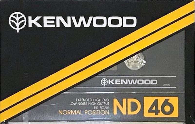 Compact Cassette Kenwood ND 46 Type I Normal 1982 Japan