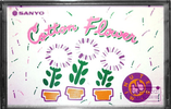 Compact Cassette Sanyo Flowers 46 "Cotton Flower C-U46W(B)" Type I Normal 1986 Japan