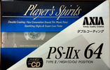 Compact Cassette AXIA PS-IIx 64 "PS-2X A 64" Type II Chrome 1991 Japan