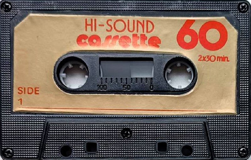 Compact Cassette Hi-Sound 60 Type I Normal 1978 Hong Kong