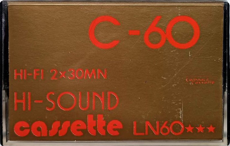Compact Cassette Hi-Sound 60 Type I Normal 1978 Hong Kong