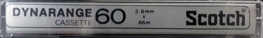 Compact Cassette Scotch Dynarange 60 Type I Normal 1978 Brazil