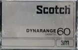 Compact Cassette Scotch Dynarange 60 Type I Normal 1978 Brazil