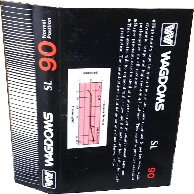 Compact Cassette Wagdoms SL 90 Type I Normal 1990 Worldwide