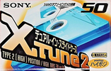 Compact Cassette Sony XII 50 "Xtune C-50X2E" Type II Chrome 1998 Japan