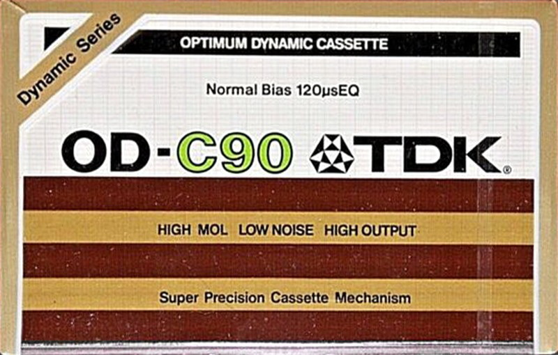 Compact Cassette TDK OD 90 Type I Normal 1979 USA