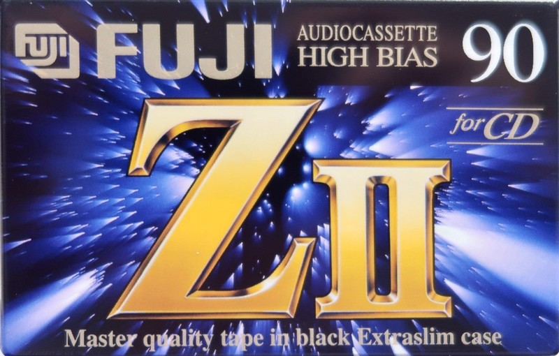 Compact Cassette Fuji Z II 90 Type II Chrome 1998 North America