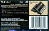 Compact Cassette Fuji Z II 90 Type II Chrome 1998 North America