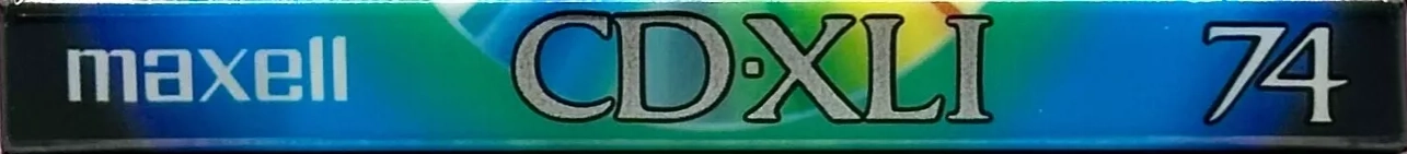 Compact Cassette Maxell CD-XL 74 "CDXL1-74" Type I Normal 1992 Japan