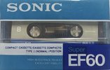 Compact Cassette Sonic 60 "EF" Type I Normal Singapore