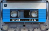 Compact Cassette Maxell S-LN 46 Type I Normal 1991 Europe