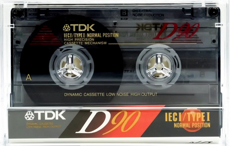 Compact Cassette TDK D 90 Type I Normal 1992 North America