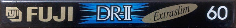 Compact Cassette Fuji DR-II 60 Type II Chrome 1993 North America