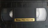 VHS, Video Home System Dexa PRO HGX 240 Type I Normal Finland