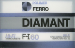Compact Cassette Polimer Diamant F-I 60 Type I Normal Hungary