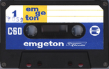 Compact Cassette Emgeton 60 Type I Normal 1977 Czechoslovakia