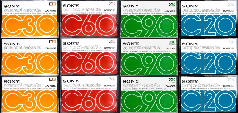 Compact Cassette Sony 120 Type I Normal 1973 Japan