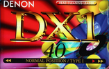 Compact Cassette Denon DX1 40 "DX1-40WED" Type I Normal 1995 North America
