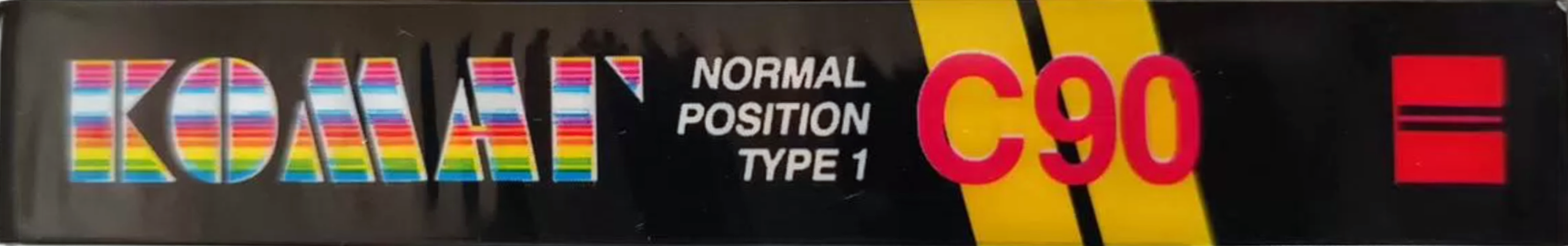 Compact Cassette Komag / Комаг 90 Type I Normal 1990 Russia