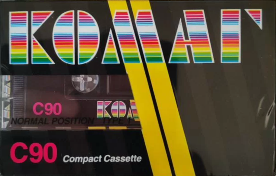 Compact Cassette Komag / Комаг 90 Type I Normal 1990 Russia