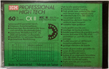 Compact Cassette ICM CX II 60 Type II Chrome 1987 Europe