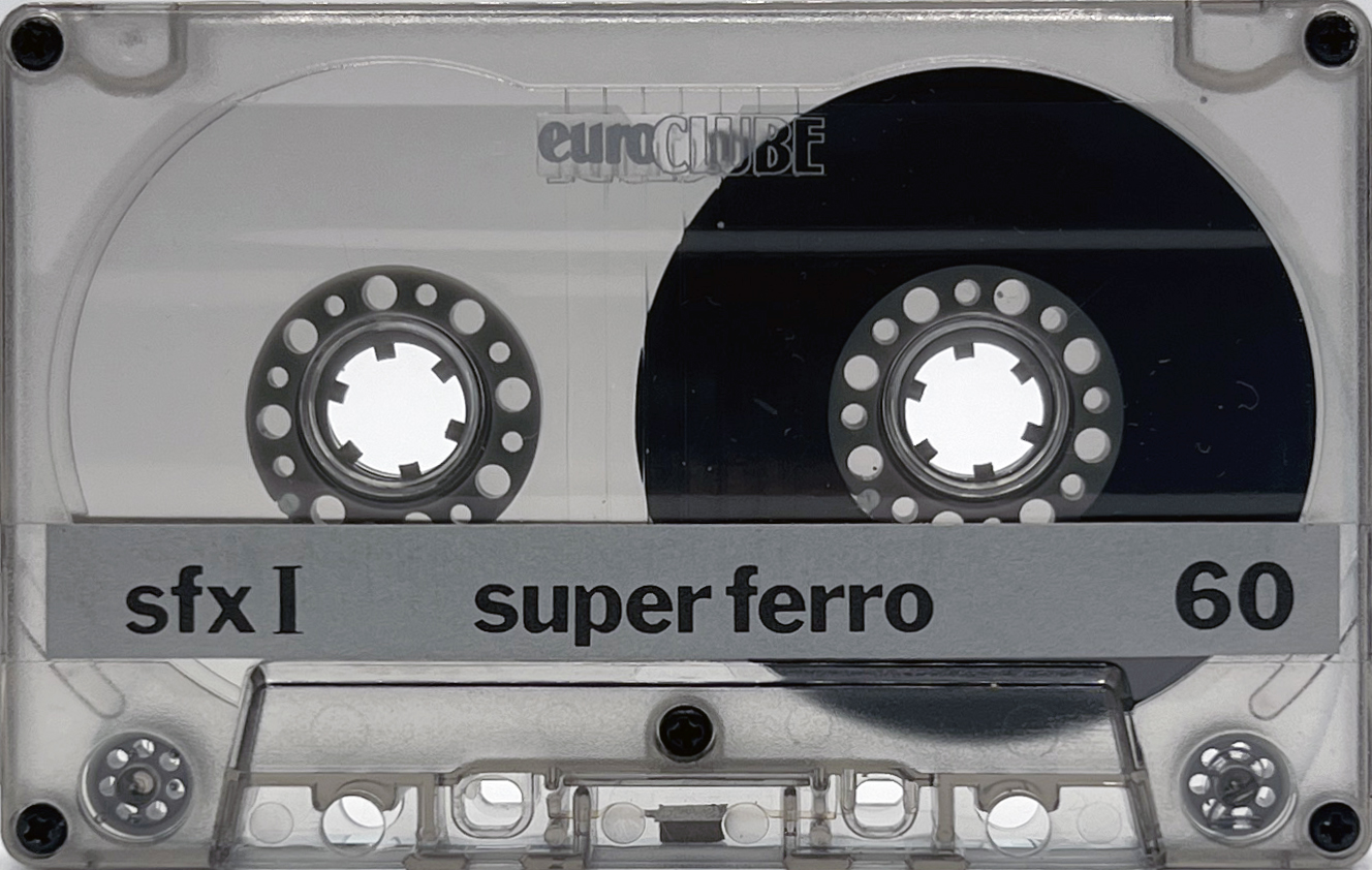 Compact Cassette Euroclube sfx I 60 Type I Normal Portugal