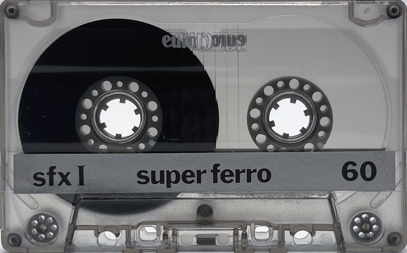 Compact Cassette Euroclube sfx I 60 Type I Normal Portugal