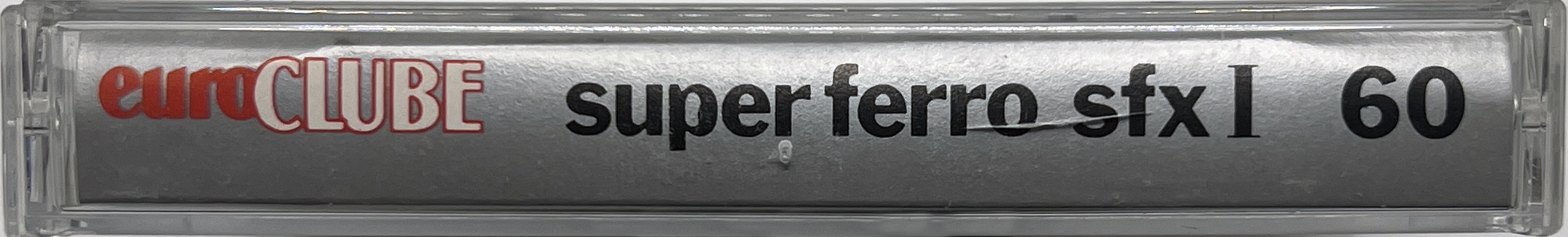 Compact Cassette Euroclube sfx I 60 Type I Normal Portugal