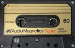 Compact Cassette Audio Magnetics Super 60 Type I Normal 1977 Europe