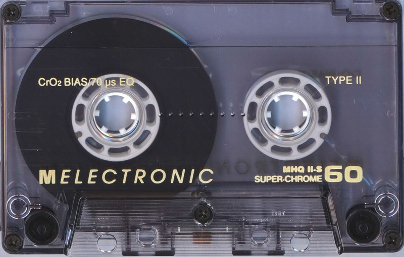 Compact Cassette Melectronic MHQ II-S 60 Type II Chrome 1987 Switzerland