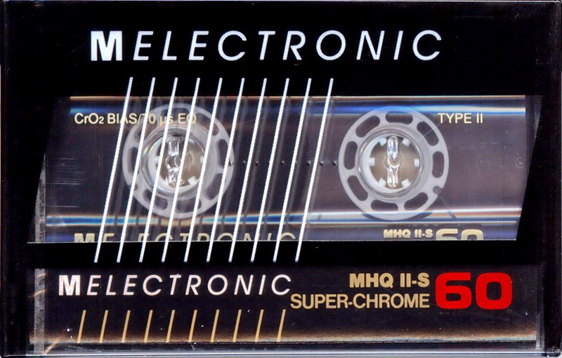 Compact Cassette Melectronic MHQ II-S 60 Type II Chrome 1987 Switzerland