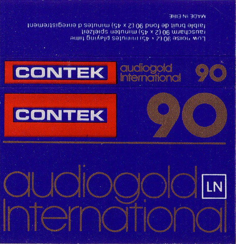 Compact Cassette Contek LN 90 Type I Normal 1979 UK