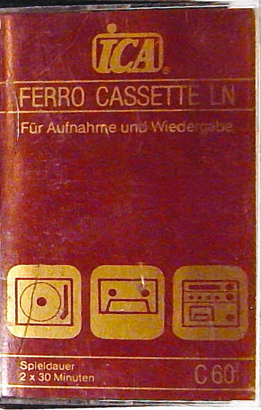 Compact Cassette ICA 60 Type I Normal Europe