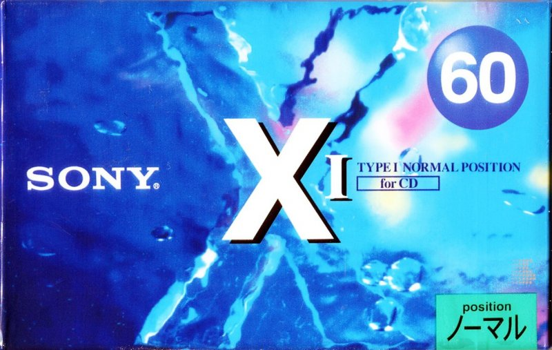 Compact Cassette Sony XI 60 "C-60X1B" Type I Normal 1994 Japan