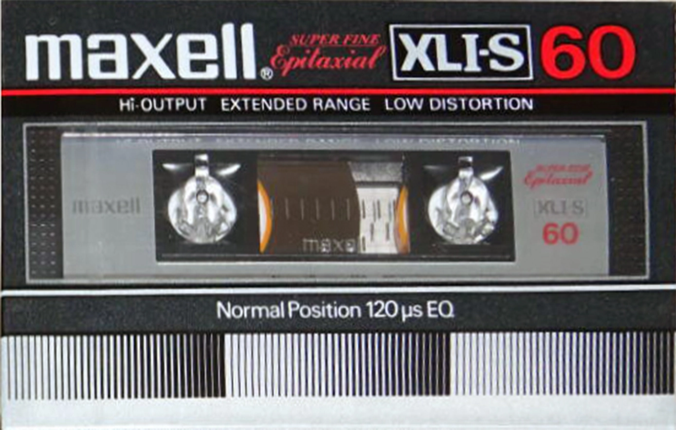 Compact Cassette Maxell XLI-S 60 Type I Normal 1983 Japan