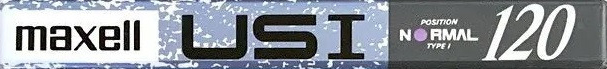 Compact Cassette Maxell US 120 "USI 120" Type I Normal 1990 Japan