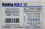 Compact Cassette Konica KX-I 60 Type I Normal 1987 Japan