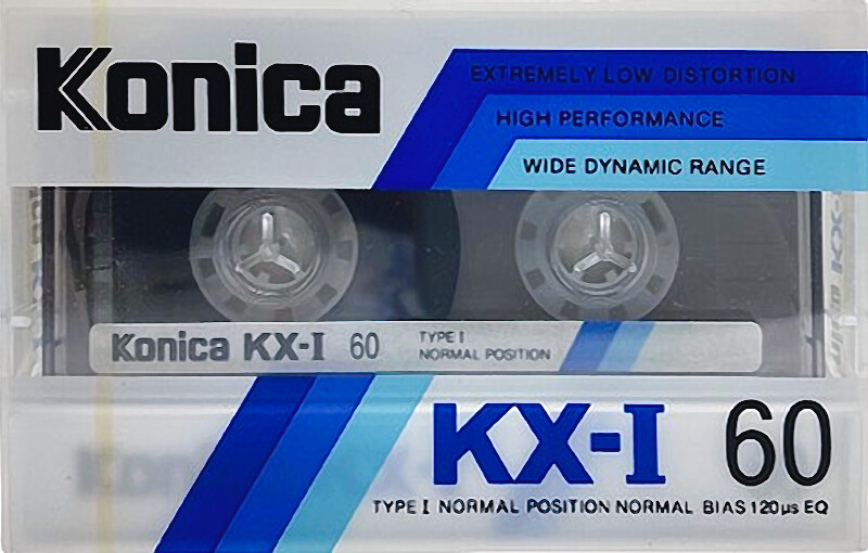 Compact Cassette Konica KX-I 60 Type I Normal 1987 Japan
