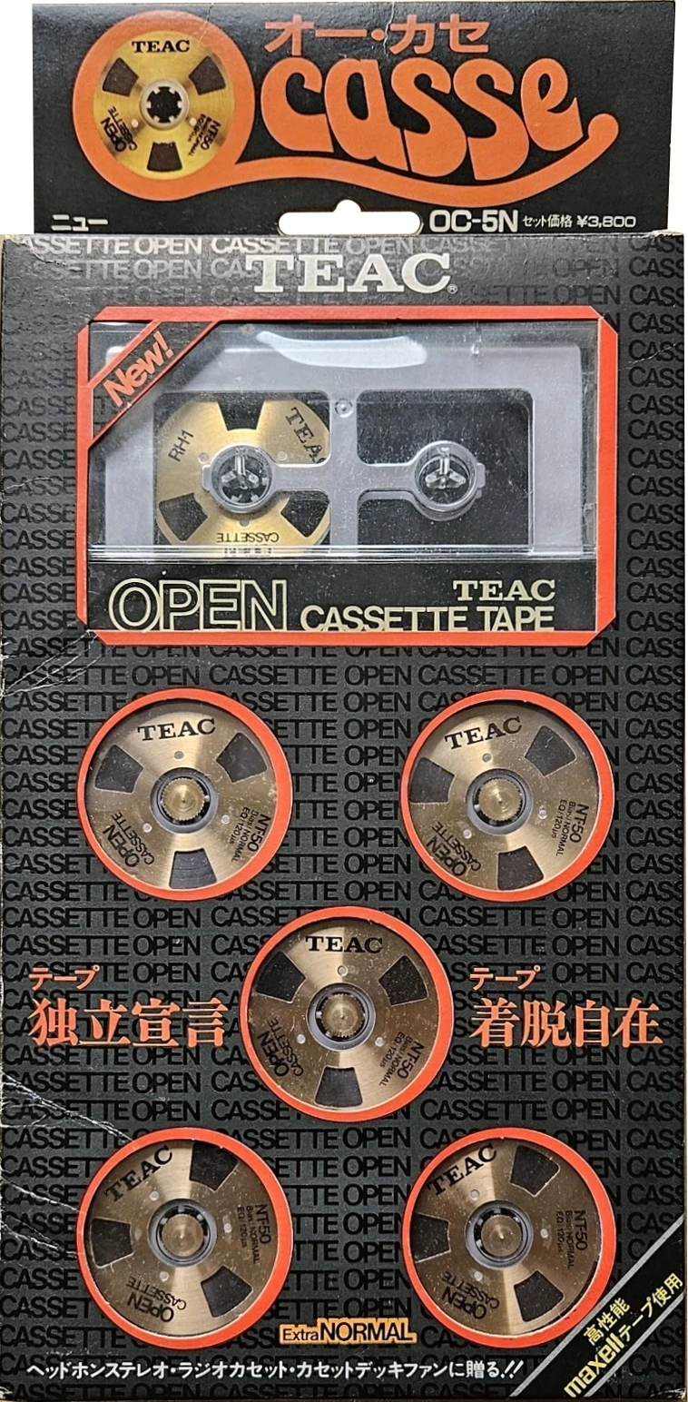Blister Teac OC Open Cassette 50 "Casse OC-5N" Type I Normal 1983 Japan