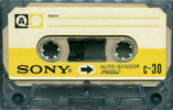 Compact Cassette Sony 30 Type I Normal 1972 Europe
