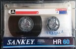 Compact Cassette Sankey HR 60 Type I Normal 1986 Japan